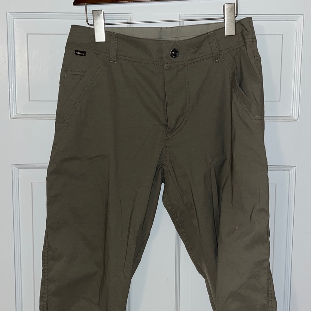 Kuhl Pants Men 30x32 Tan Revolvr Hiking Outdoor Camping Activewear Rugged Light